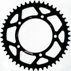 Rear ALU sprocket SUPERSPROX RAL-1793:47-BLK črna 47T, 520