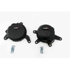  Engine protective covers PUIG 20140N črna included right and left caps
