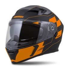 Integralna čelada CASSIDA INTEGRAL 3.0 ROXOR black matt/ orange/ grey S