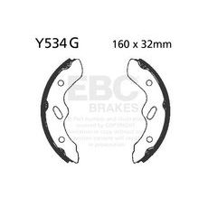 Brake shoe set EBC Y534G grooved
