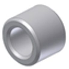 Aluminium spacer MIVV 50.73.759.1 aluminium d10 x h8, d6