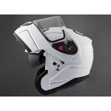 Preklopna čelada MT Helmets ATOM 2 SV BAST A6 MATT WHITE XS