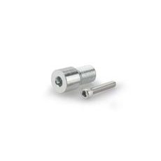 Mirror adaptor PUIG MP 9583P srebrna bar end