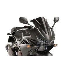 Windscreen PUIG RACING 8903N črna