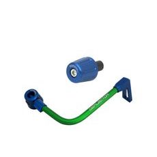 Lever guard in aluminium + left end ACCOSSATO DE004 with green hose and joint right