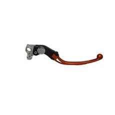 Adjustable folding lever ACCOSSATO LV011 in aluminium for original brake master cylinders oranžna