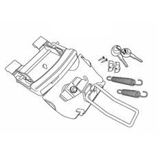 Locking mechanism SHAD D1B46MAR for SH46