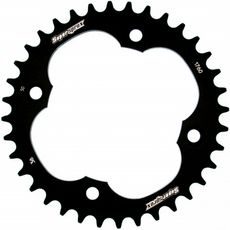 Rear ALU sprocket SUPERSPROX RAL-1760:36-BLK črna 36T, 520