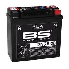 Tovarniško aktiviran akumulator BS-BATTERY 12N5.5-3B (FA) SLA