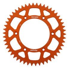 Rear ALU sprocket SUPERSPROX RAL-990:50-ORG oranžna 50T, 520