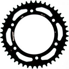 Rear ALU sprocket SUPERSPROX RAL-1308:44-BLK črna 44T, 520