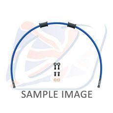 Set prednjih zavornih cevi Venhill POWERHOSEPLUS HON-1013FB-SB (1 cev v kompletu) Solid blue hoses, black fittings