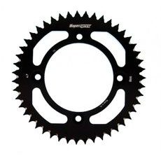 Aluminijasti zadnji verižnik (zobnik) SUPERSPROX RAL-998:47-BLK črna 47T, 428