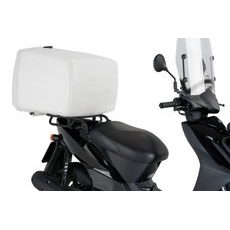 Top box PUIG MEGA BOX 2328B bela 100l, with lock