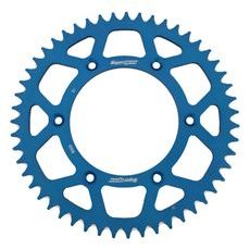 Aluminijasti zadnji verižnik (zobnik) SUPERSPROX RAL-8000:51-BLU moder 51T, 520