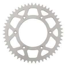 Aluminijasti zadnji verižnik (zobnik) SUPERSPROX RAL-8000:51-SLV srebrna 51T, 520