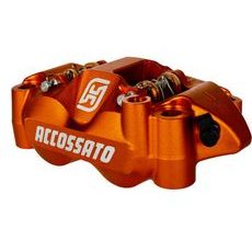 Radial brake caliper ACCOSSATO PZ004 forged monoblock 108 mm distance with pistons in aluminium