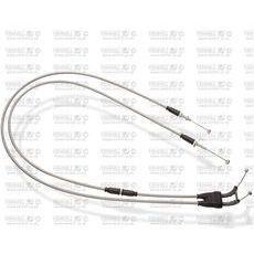Throttle cables (pair) Venhill Y01-4-076-GY featherlight siva
