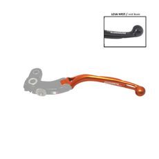 Only spare handle ACCOSSATO LV032 for ACCOSSATO full clutch lever oranžna