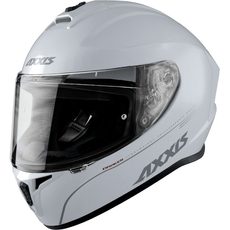 INTEGRALNA čelada AXXIS DRAKEN ABS solid white gloss XXL