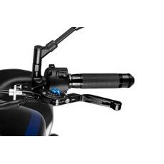 Clutch lever without adapter PUIG 3.0 24NNA raztegljiva poklopna (extendable folding) black/blue