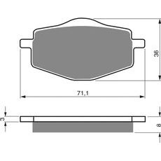 Zavorne obloge GOLDFREN 018 S33 STREET FRONT
