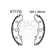 Brake shoe set EBC K717G grooved