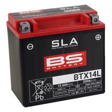 Tovarniško aktiviran akumulator BS-BATTERY BTX14L (FA) (YTX14L (FA)) SLA