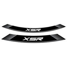 Rim strip PUIG XSR 9985P srebrna set of 8 rim strips