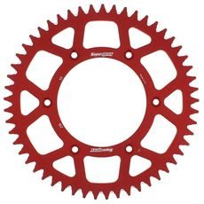 Aluminijasti zadnji verižnik (zobnik) SUPERSPROX RAL-210:53-RED rdeč 53T, 520