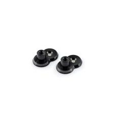 Adjustable footpegs relocation adaptors kit PUIG 3838N 20mm črna
