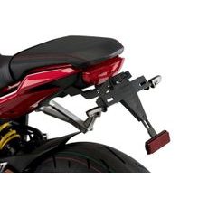 Adjustable license support PUIG 20565N črna