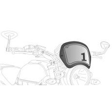 Spare PUIG FRONTAL PLATE 9229J matt black