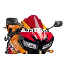 Windscreen PUIG RACING 6478R rdeč