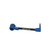 Lever guard ACCOSSATO DE001 with black hose and joint right, aluminium