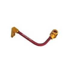 Lever guard ACCOSSATO DE002 with red hose and joint left, aluminium