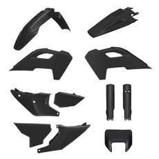 Set plastik POLISPORT 91648 Črn
