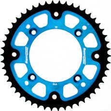 Zadnji verižnik (zobnik) SUPERSPROX STEALTH RST-998:50-BLK črna 50T, 428