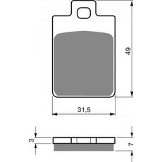 Zavorne obloge GOLDFREN 142 S3