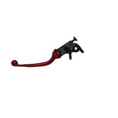 Adjustable folding lever ACCOSSATO LV015 in aluminium for original clutch master cylinders rdeč