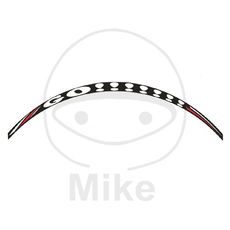 Wheel rim sticker JMT GO!!! bela