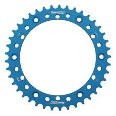 Aluminijasti zadnji verižnik (zobnik) SUPERSPROX RAL-853:41-BLU moder 41T, 520