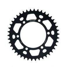 Aluminijasti zadnji verižnik (zobnik) SUPERSPROX RAL-486:42-BLK črna 42T, 520