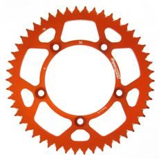 Rear ALU sprocket SUPERSPROX RAL-4:50-ORG oranžna 50T, 420