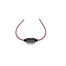 Standard fuse holder FLOSSER 246151500 with flat terminals and cap