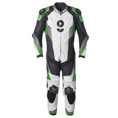1 piece Leather Suit GMS GRC-1 ZG71000 black-white-green 58H