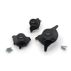 Engine protective covers PUIG 20625N črna included right, left and alternator caps