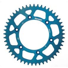 Aluminijasti zadnji verižnik (zobnik) SUPERSPROX RAL-990:49-BLU moder 49T, 520