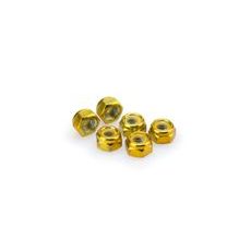 Nuts PUIG ANODIZED 0832G yellow M8 (6pcs)
