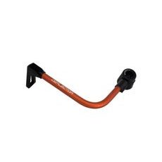 Lever guard ACCOSSATO DE002 with orange hose and joint left, aluminium